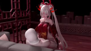 [JUSWE] 不知火 Shiranui hot sex (character from Onmyoji game) - iwara animation on Crohasit